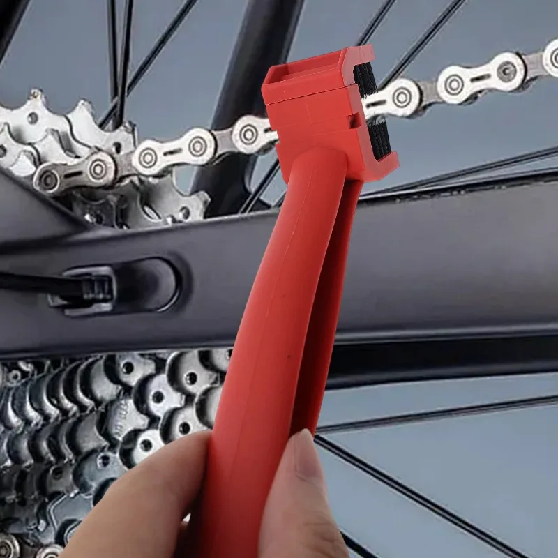 Motorcycle and Bicycle Gear and Chain Maintenance Cleaner Dirt Brush Cleaning Tool Universal Car Parts Wheel Care and Tire Clean
