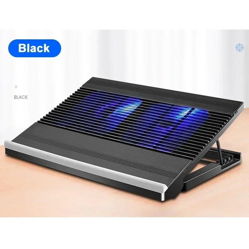 

Портативный игровой ПК, регулируемый кулер для ноутбука, охлаждающая подставка для ноутбука с двумя USB-портами, подставка для ноутбука с вентилятором для держателя Macbook Pro