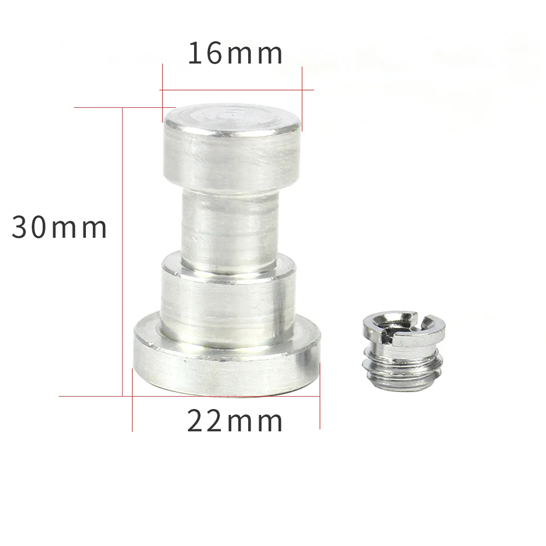 Männlich Weiblich Schraube Adapter 1/4" 3/8" Mount Set Gewinde Schraube Adapter Konvertieren für Kamera Stativ Licht Stehen Kugelkopf – Detail 11