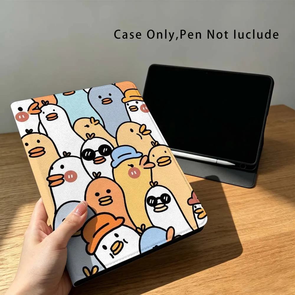Creative Design Cat Art For Xiaomi Poco Redmi Pad 8 2 4 C1 6 6S 7 7S SE 9.7 14 11 11.2 Inch Pen Tray Tablet Case Fashion