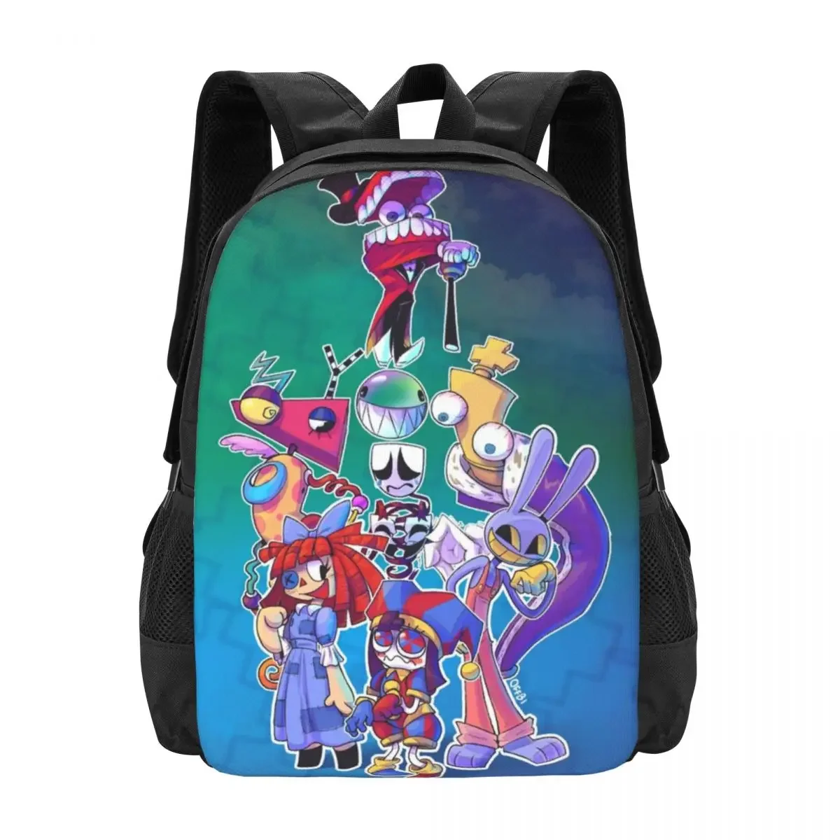 Ransel Laptop Perjalanan Sirkus Digital Menakjubkan Kartun, Hadiah Tas Komputer Sekolah Perguruan Tinggi Bisnis untuk Pria & Wanita