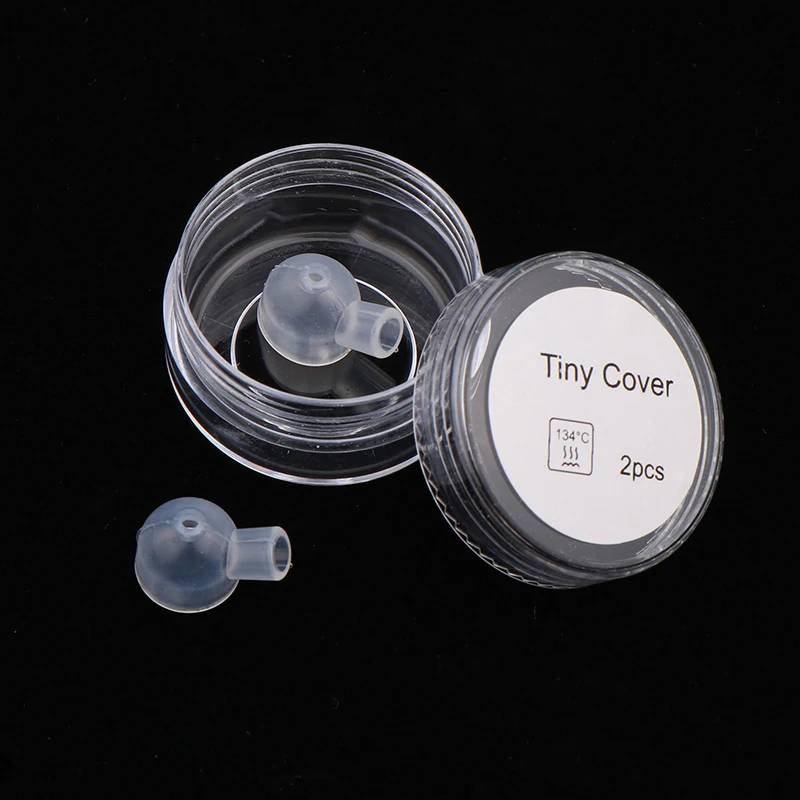 2pcs Dental Tiny Cover For Aluminum Oxide Air Abrasion Micro Blaster Sandblaster Powder Dust Proof Cap 135℃ Autoclave