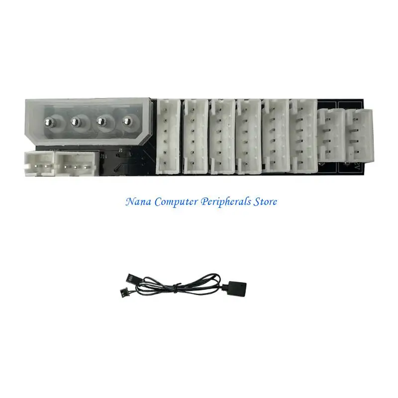 F68C ARGB Fan Controller Supports 6 Fan And 2 Light Strips For Customs RGBs Lighting
