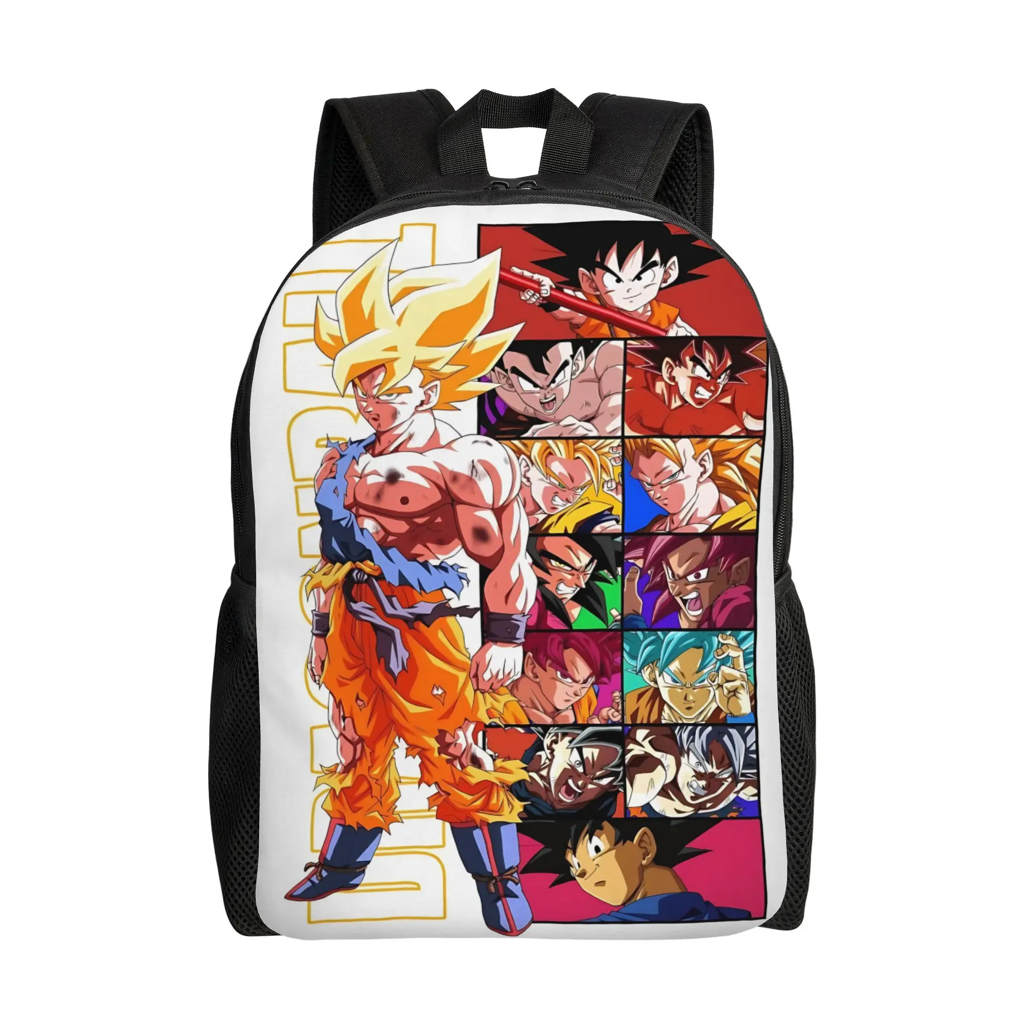 Dragon Ball Z Backpacks Goku Daypack  mochila Work Office Zipper Closure Rucksack