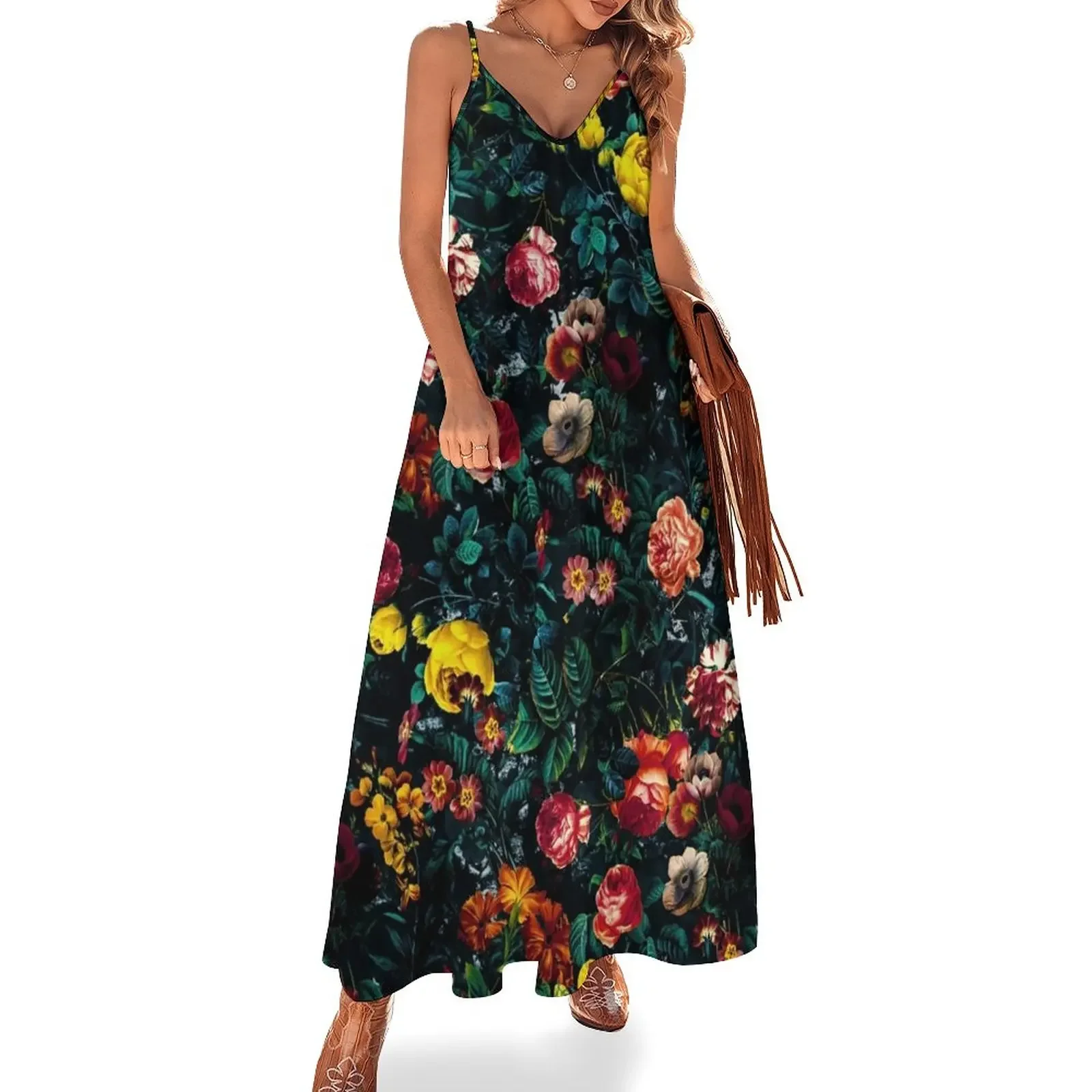 

Night Garden XXX Sleeveless Dress luxury evening dresses 2025 women long dresses prom clothes sensual sexy dress for women Dress