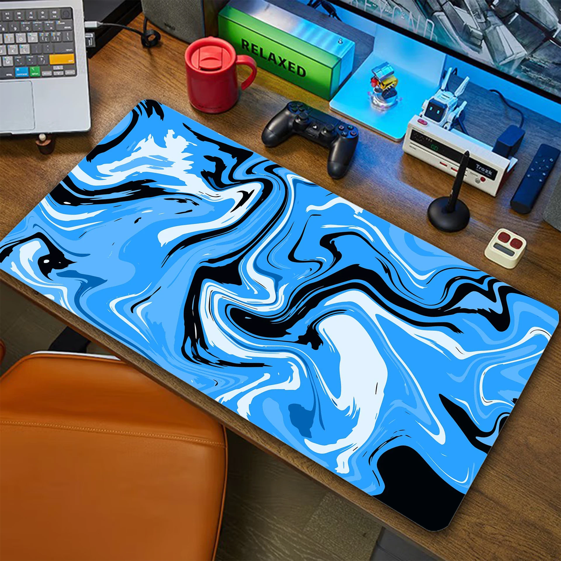 

Strata Liquid Mouse Pad Anti-slip Gaming Mousemat Large Desk Mat Pc Gamer Accessoires Mousepad Rubber Speed Keyboard Pads XXL