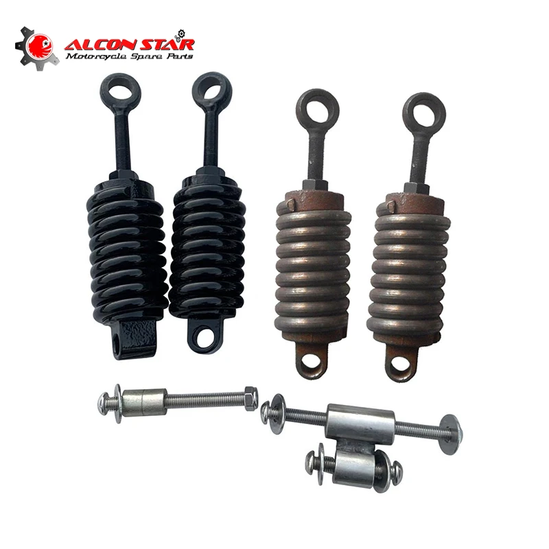 

ALconstar-Retro Motorcycle Stainless Steel Seat Spring Seat Shock Absorber Combination For Ural M72 CJ-K750 BMW R50 R1 R12 R71