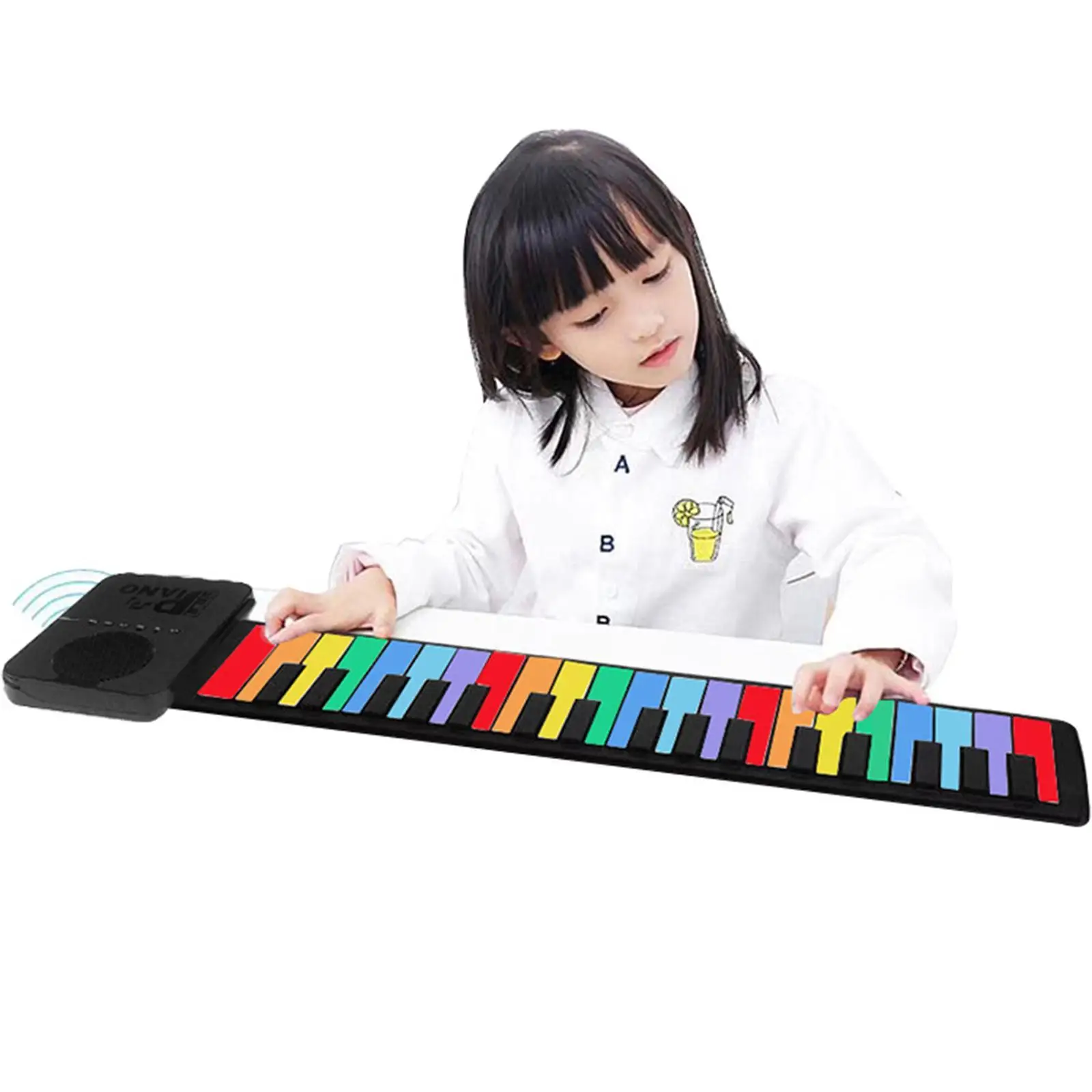 Roll up 37 Key Piano Keyboard Portable for Living Room Recording Programming