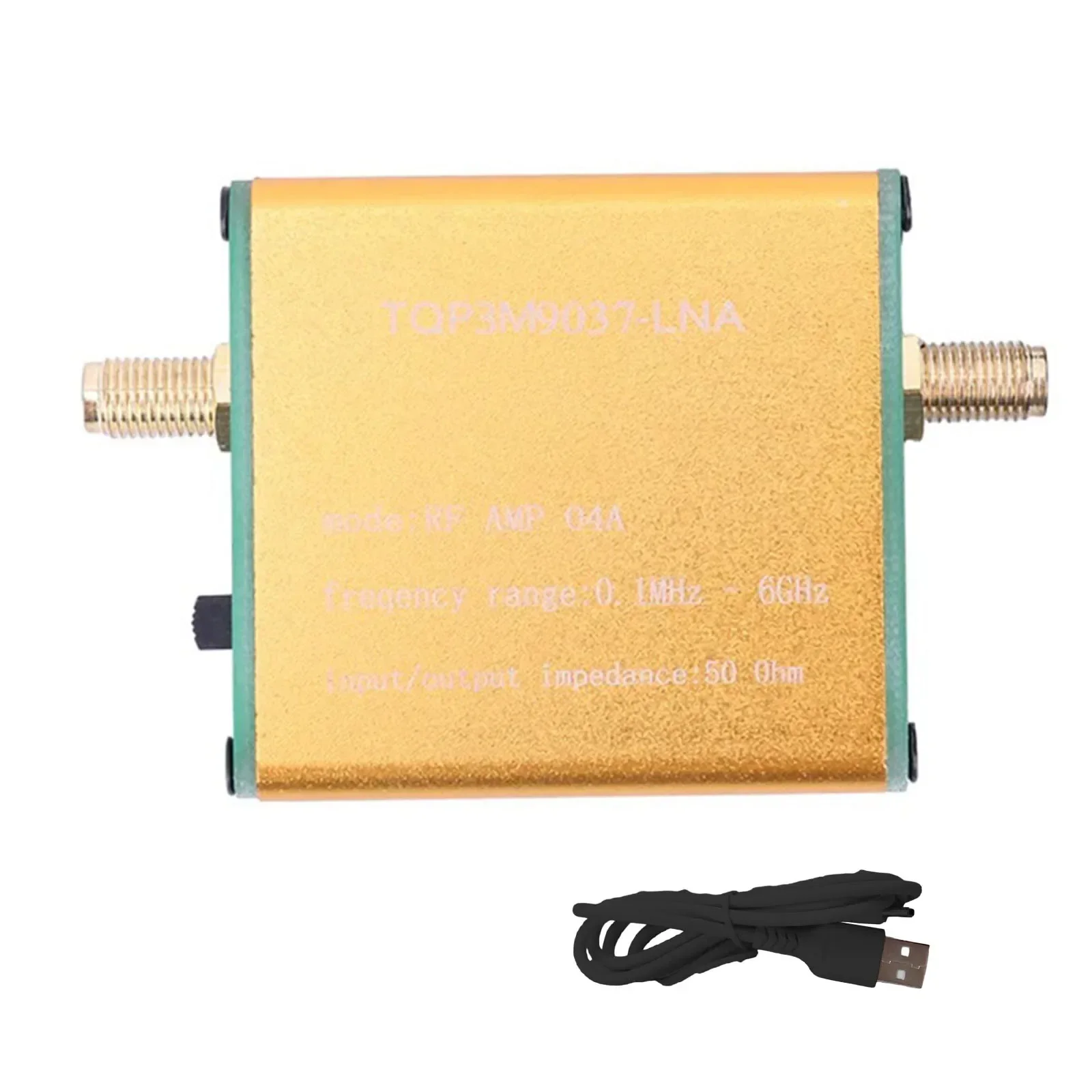 Boost your RF Signals with Professional Low Noise Booster 20dB Gain Wide Frequency Range 0 1MHz 6GHz SMA Female Connector