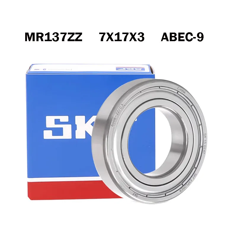 

10PCS Sweden Origin SKF MR137ZZ Miniature High Speed bearings ABEC-9 MR137 MR137ZZ L-1370ZZ 7X13X3mm Precision ball bearings