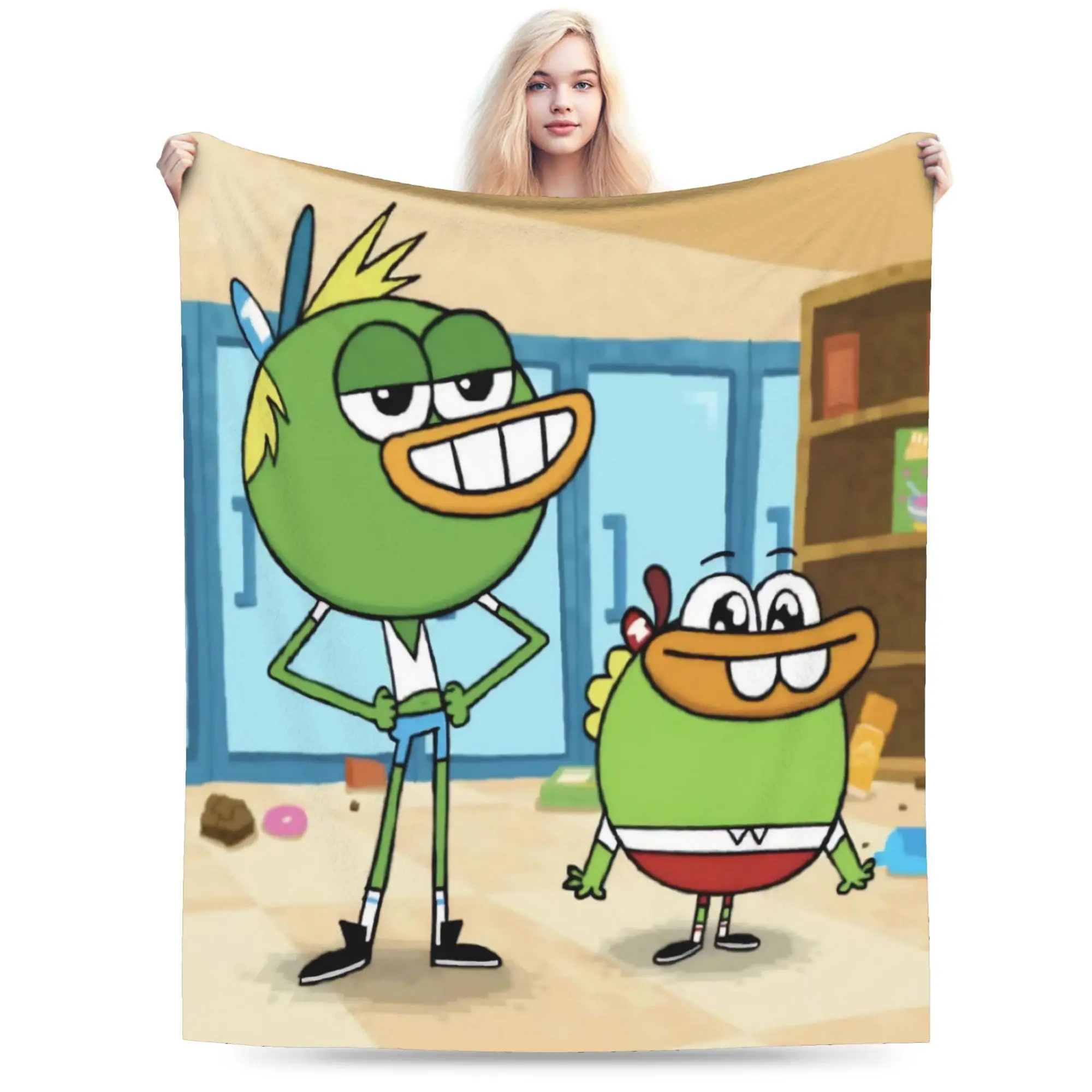Cozy Breadwinners cartoon Blanket Stuff Home Decorative  Throw Blanket Super Warm Flannel for Car