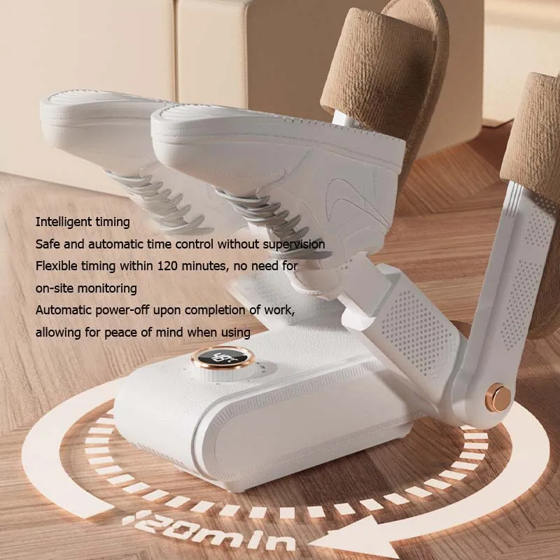Intelligent Boot Dryer for Work Boots Shoe Dryer with Heat Blower Glove Dryer & Boot Warmer UV Dual Light Source Purification