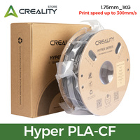 Creality Hyper PLA-CF Filament 1.75mm Matte Finish High Speed 300mm/s 3D Printer Filament 1KG Spool for Creality K1C / K1 MAX