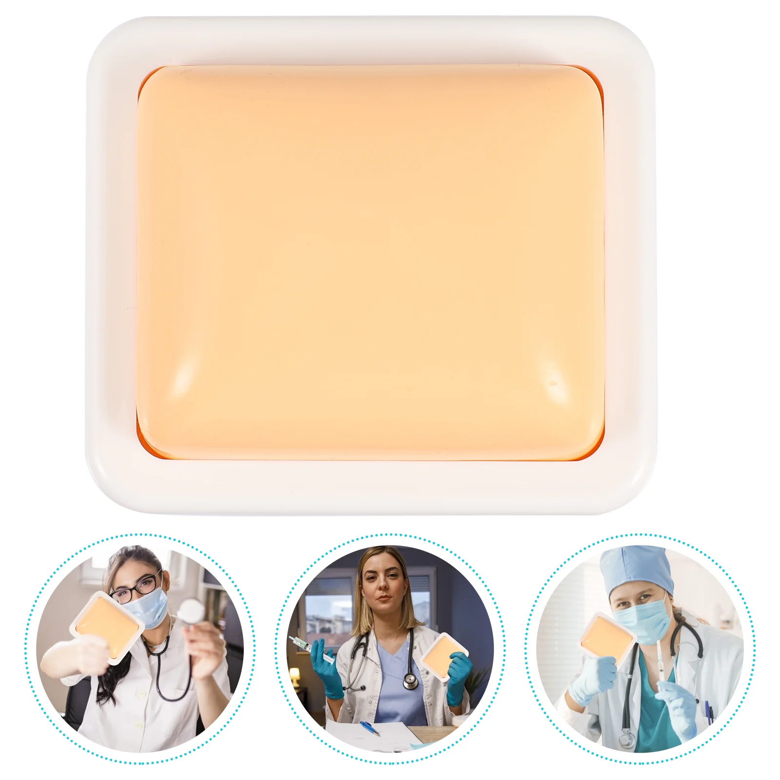 Human Skin Practice Model Injection Pad Training Mat Silicone Models Nurse Supplies