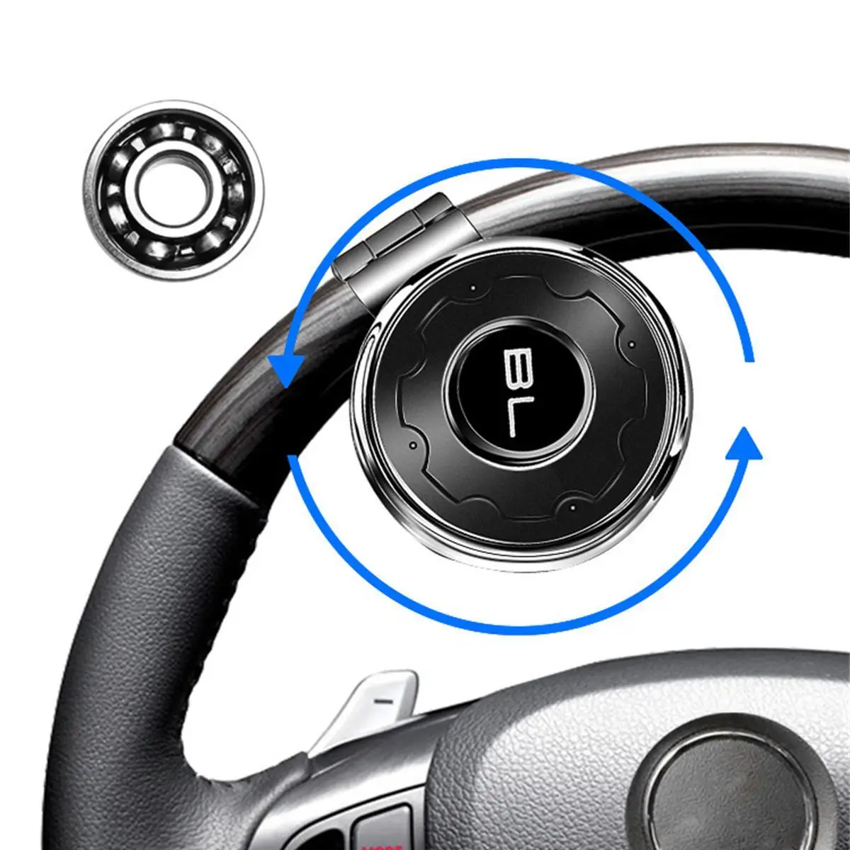 1pc Upgrade Your Driving Experience With A Carbon Fiber Steering Wheel Knob