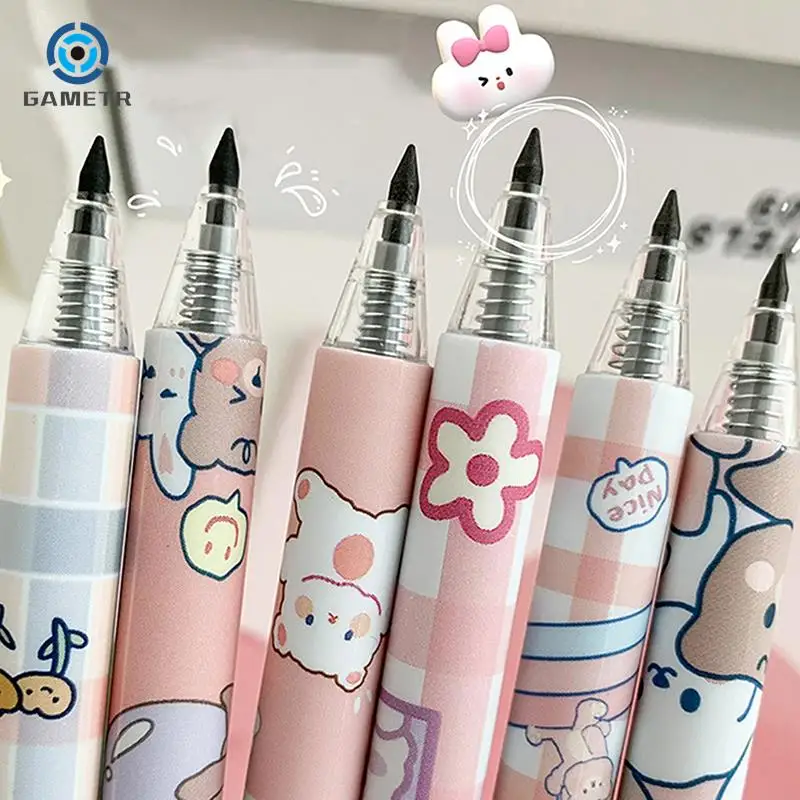 Kawaii Technology Unlimited Writing Pencil, No Ink Novidade Pen, Art Sketch, Ferramentas de Pintura, Kid School Supplies, Papelaria, Bonito, 1Pc