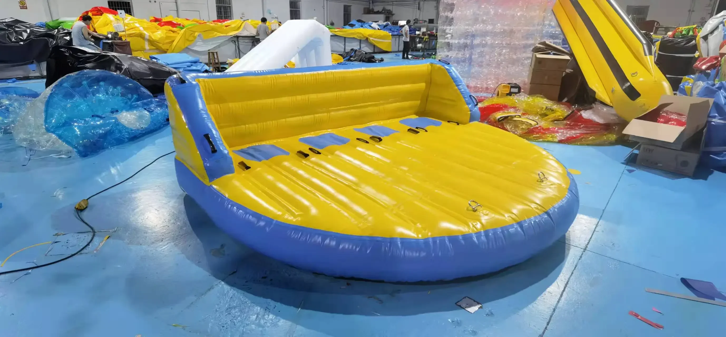 

Factory Custom Water Towable Game Inflatable Flying Mat,inflatable Ski Boat Flying On Water