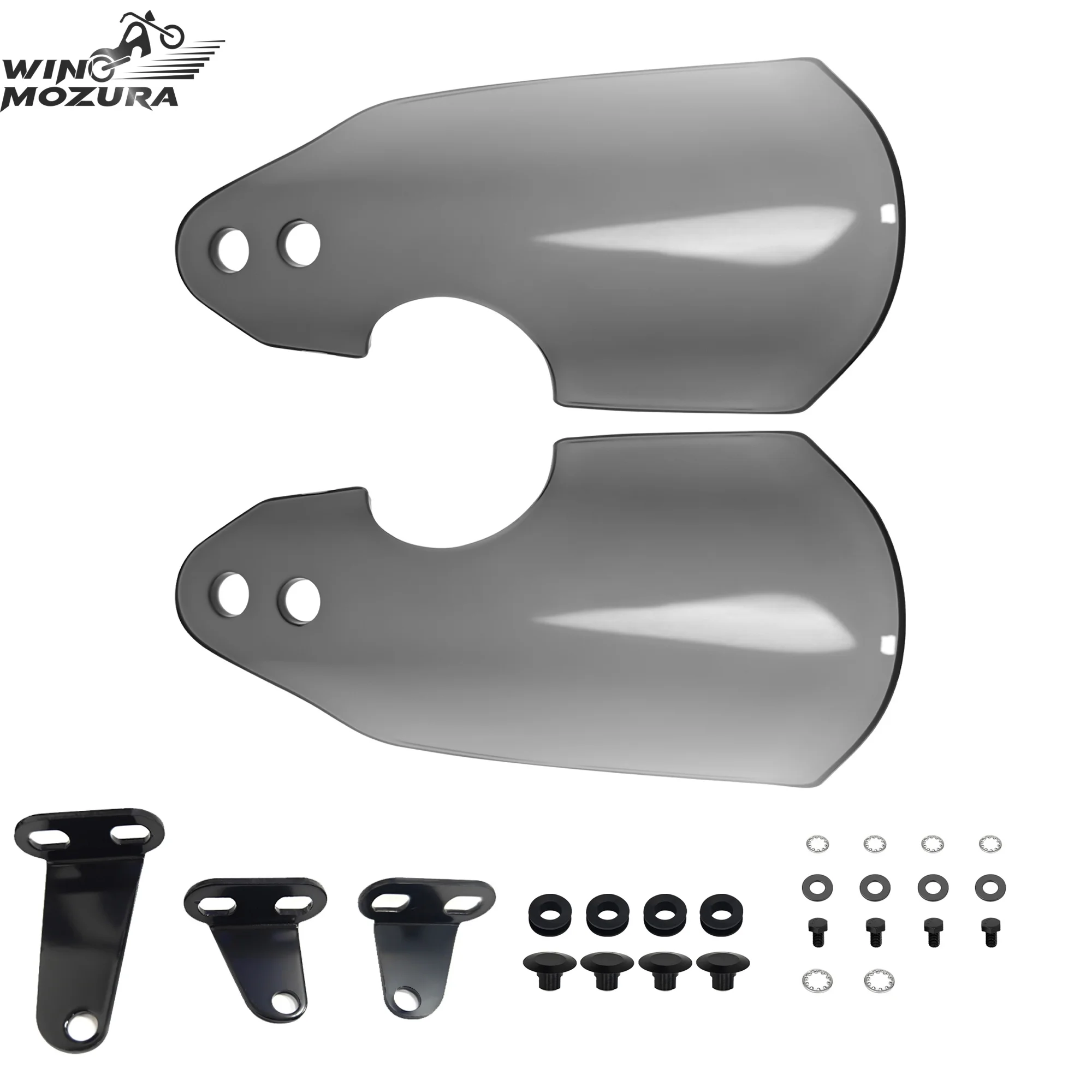 

Motorcycle Handlebar Handguards Hand Shield Protector For Harley Softail Fat Bob 2018-23 Low Rider S 2020-23 Sport Glide FLSB