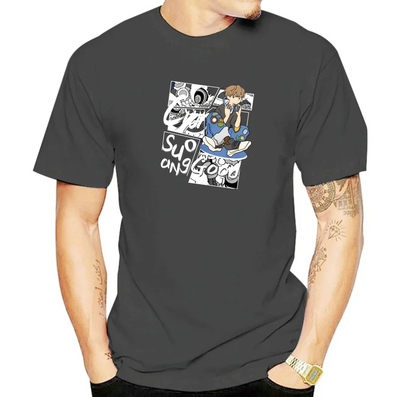 

Casual Cotton Womens T-Shirts Cool Boy With Headphones Cartoons Printing Tees Breathable Oversize O-Neck Fashion Female Clothes