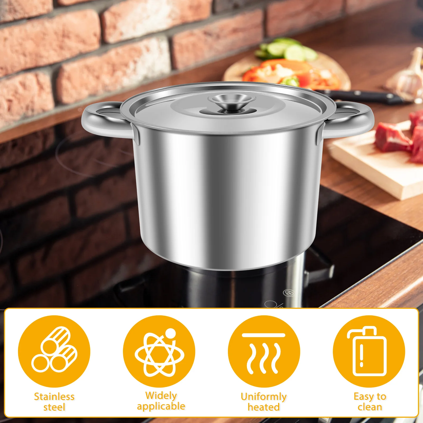 Oil Filter Pot with Basket Lid Stainless Steel Oil Strainer Container Large Opening Oil Strainer Pot Fryer Oil Saver Container