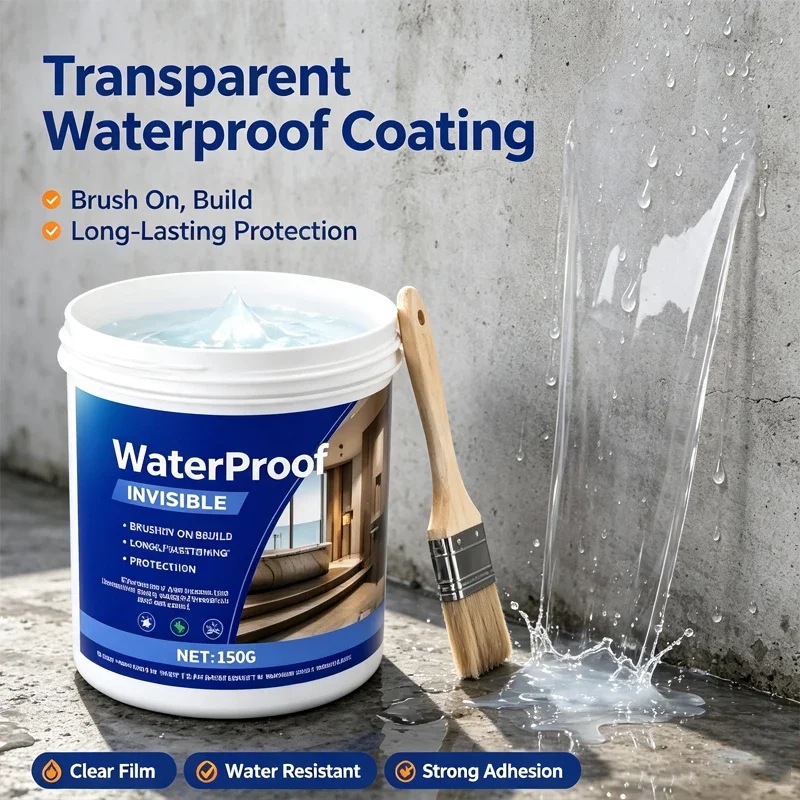 150g invisible waterproof coating adhesive, invisible transparent waterproof sealant, leak proof coating adhesive