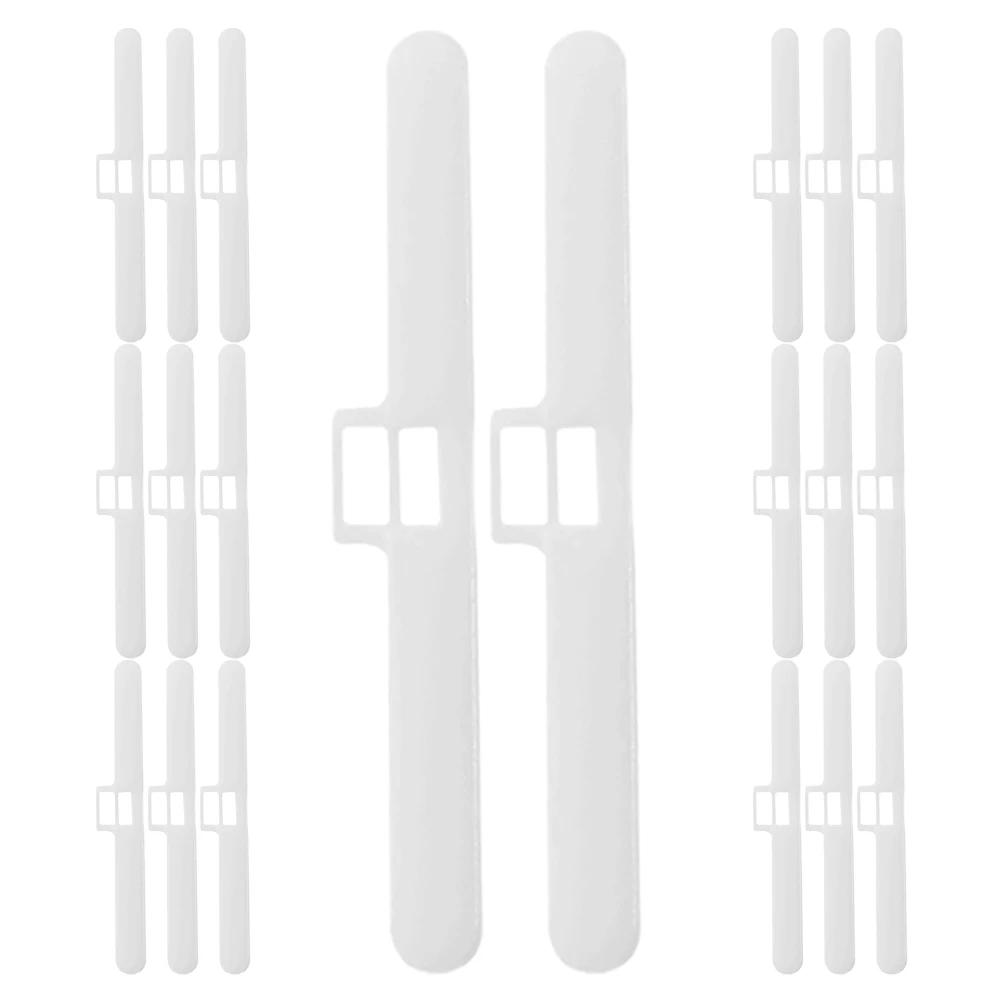 

20pcs Vertical Hangers Plastic Replacement Holders For Window Blinds Easy Install Home Office Bathroom Use Simple