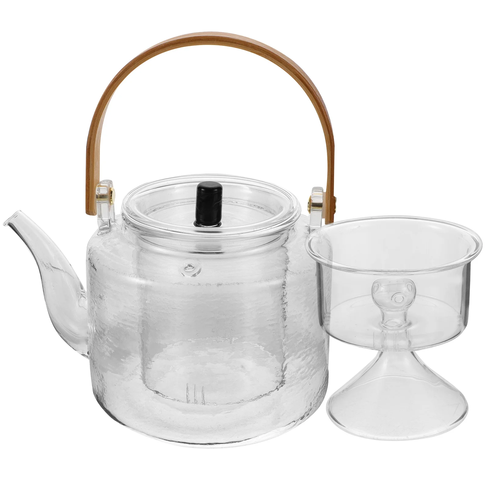 

1 комплект, стеклянный чайник, износостойкий чайник с подогревом воды, бытовой кофейник, посуда для кипячения чая, портативный маленький чайник