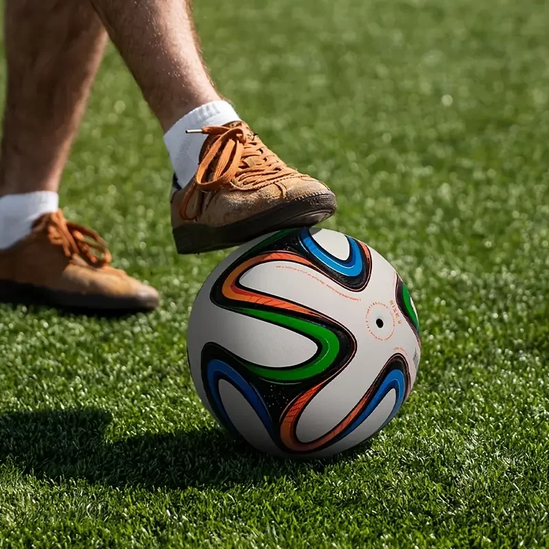 كرة القدم حجم 5 الكبار المهنية مباراة كرات سلس المستعبدين مرونة عالية في الهواء الطلق التدريب كرة القدم بو لينة فوتبول #6