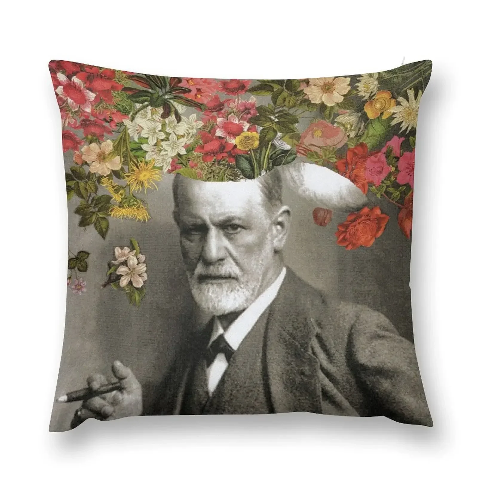 Freud Throw Pillow Sitting Cushion ornamental pillows for living room pillow