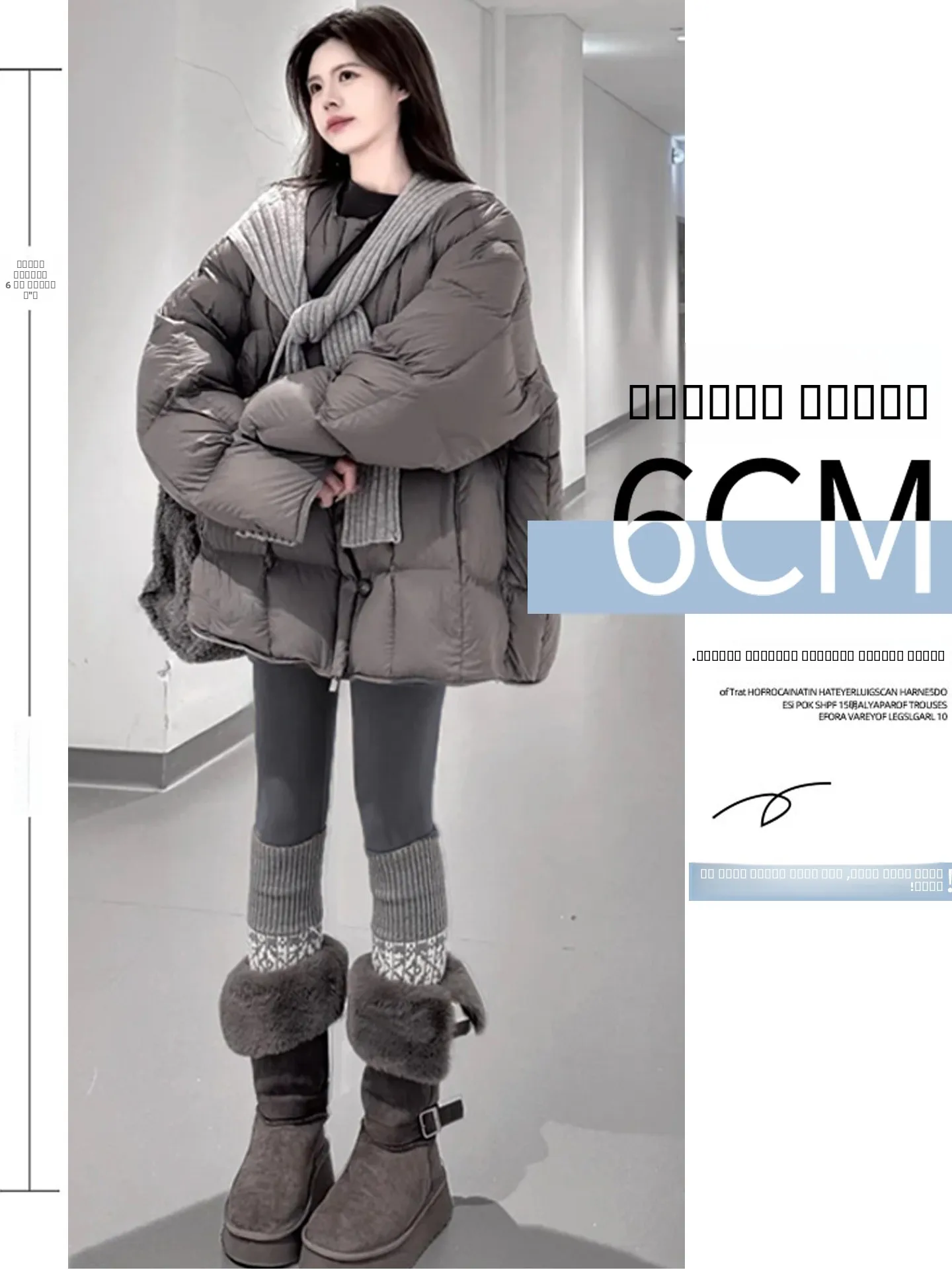 ey Fce Lined arkskin Yogabroek Dames Hoge taille Afslankende strakke pasvorm Basislaagbroek Buikcontrole Billenliftend Elastisch