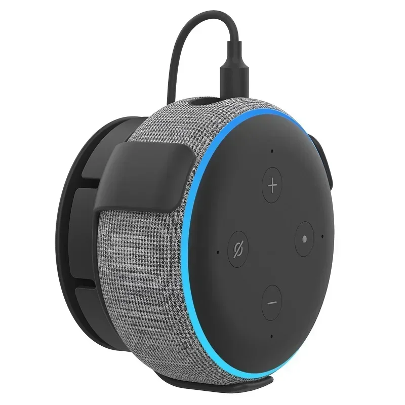 For Echo Dot Wall Mount Holder For 3rd Generation With Built-in Cable Management Space-Saving Accessories For Dot 3rd Gen