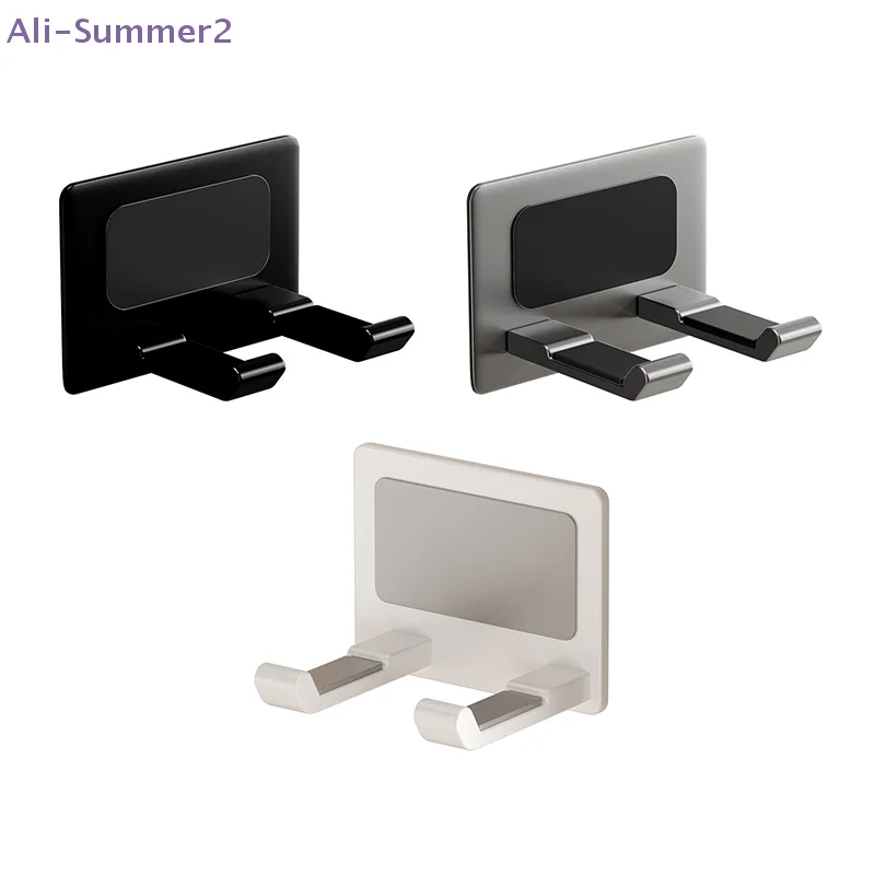 {Summer2} Aluminium-Haartrocknerhalter zur Wandmontage, selbstklebend, ohne Bohren, für Badezimmer, Haartrockner-Aufbewahrungsorganizer