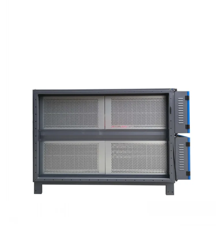 Precipitatore elettrostatico Tasso di rimozione dei fumi Purificatore di fumo 220V 1200W Grande volume del vento Macchina Filtri dell'aria Lampblack