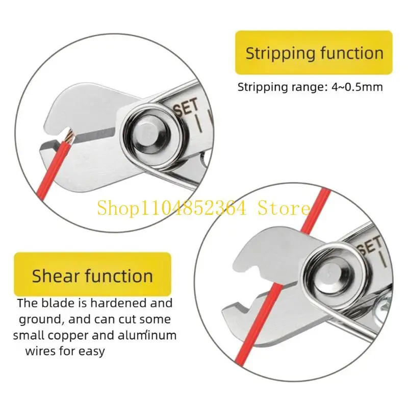 652F Descascador fios ajustável 0,5-4,0 mm Alicate eletricista profissional