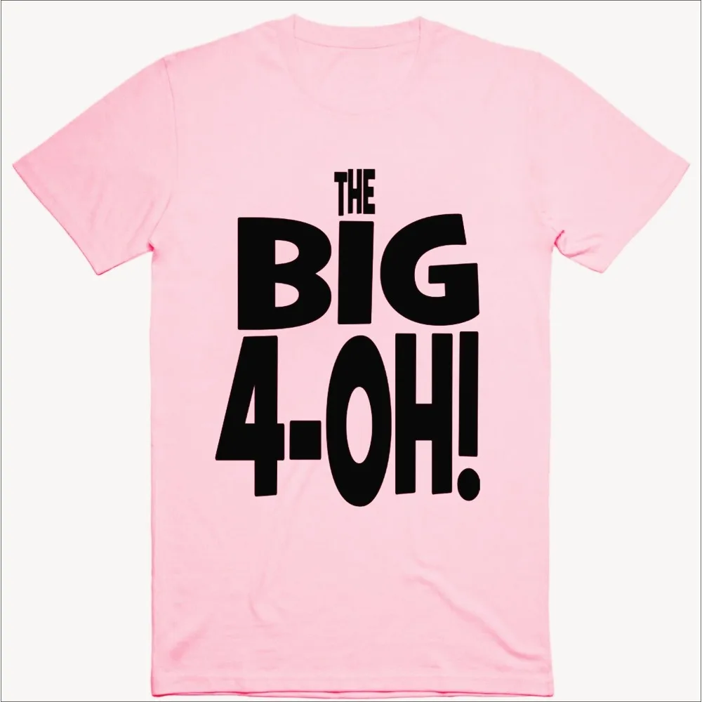 مضحك تي شيرت 40th حفلة عيد ميلاد للجنسين العادية التي شيرت الرجال النساء العالمي موضة عادية Crewneck تي شيرت الصيف المحملة