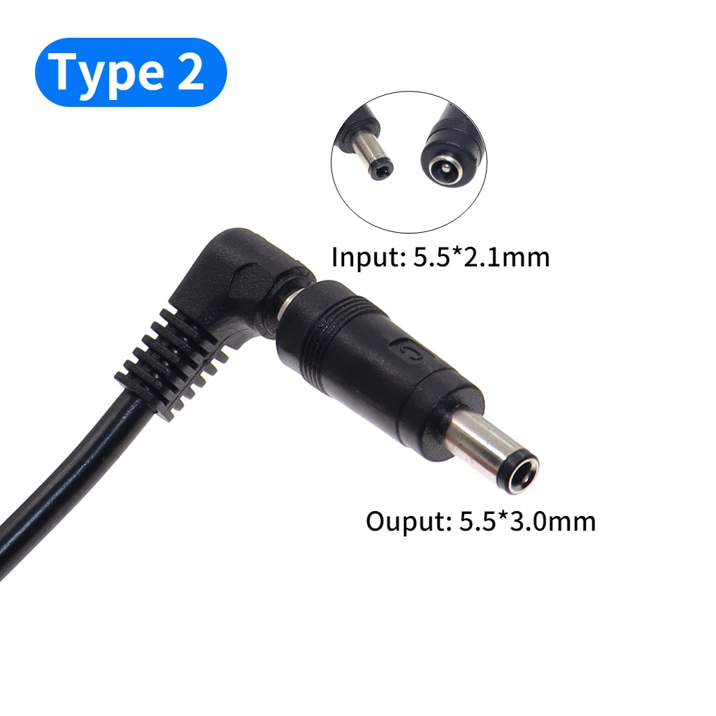 5Pcs DC 5.5 X 2.1mm Female to 5.5 x 3.0mm Male Converter Power Plug Charger Adapter for Samsung Laptop Adapter DC Output Jack