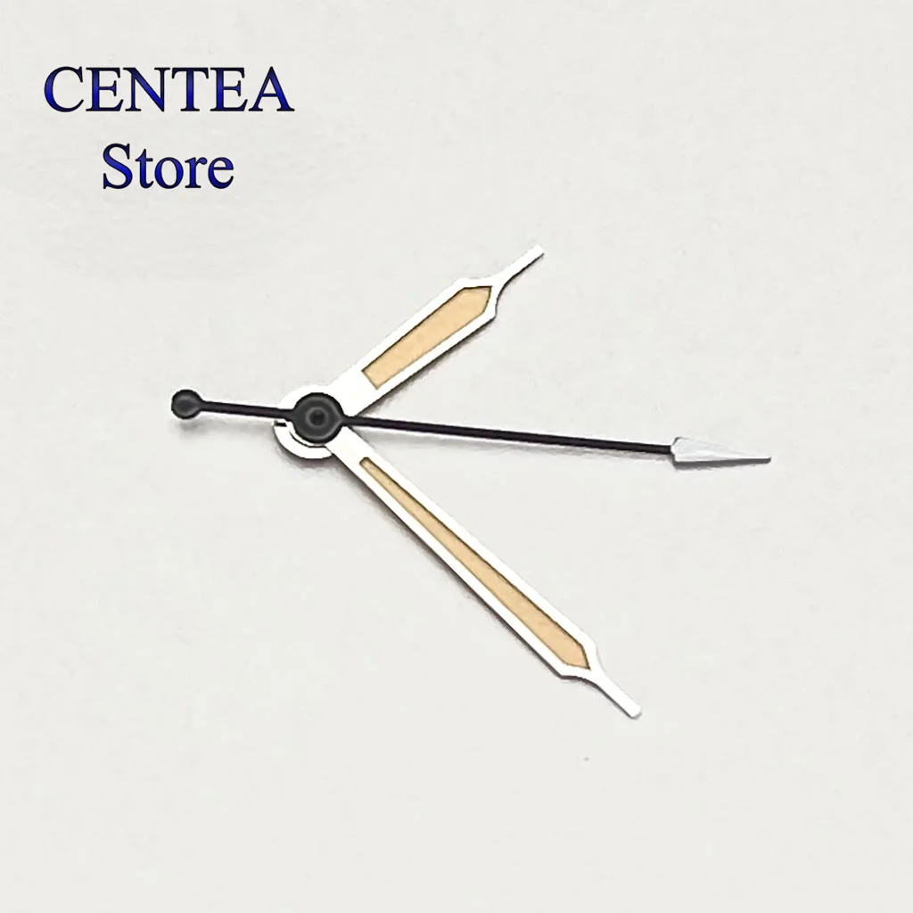 RICHUS-ponteiros de relógio luminosos, prata, amarelo, verde, verde, apto para NH35, NH36, ETA2824, 2836, Miyota8215, 821A, DG2813, 3804, PT5000 movimento