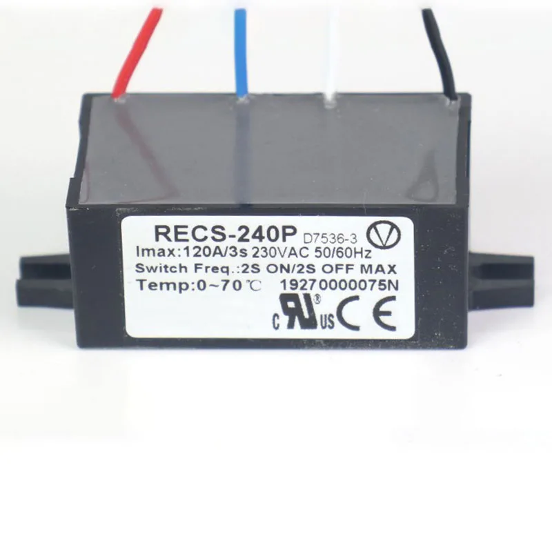 RECS-205P RECS-220P RECS-240P 30A 60A 120A 220V Electronic Centrifugal Switch Single-phase Motor Intelligent Starter