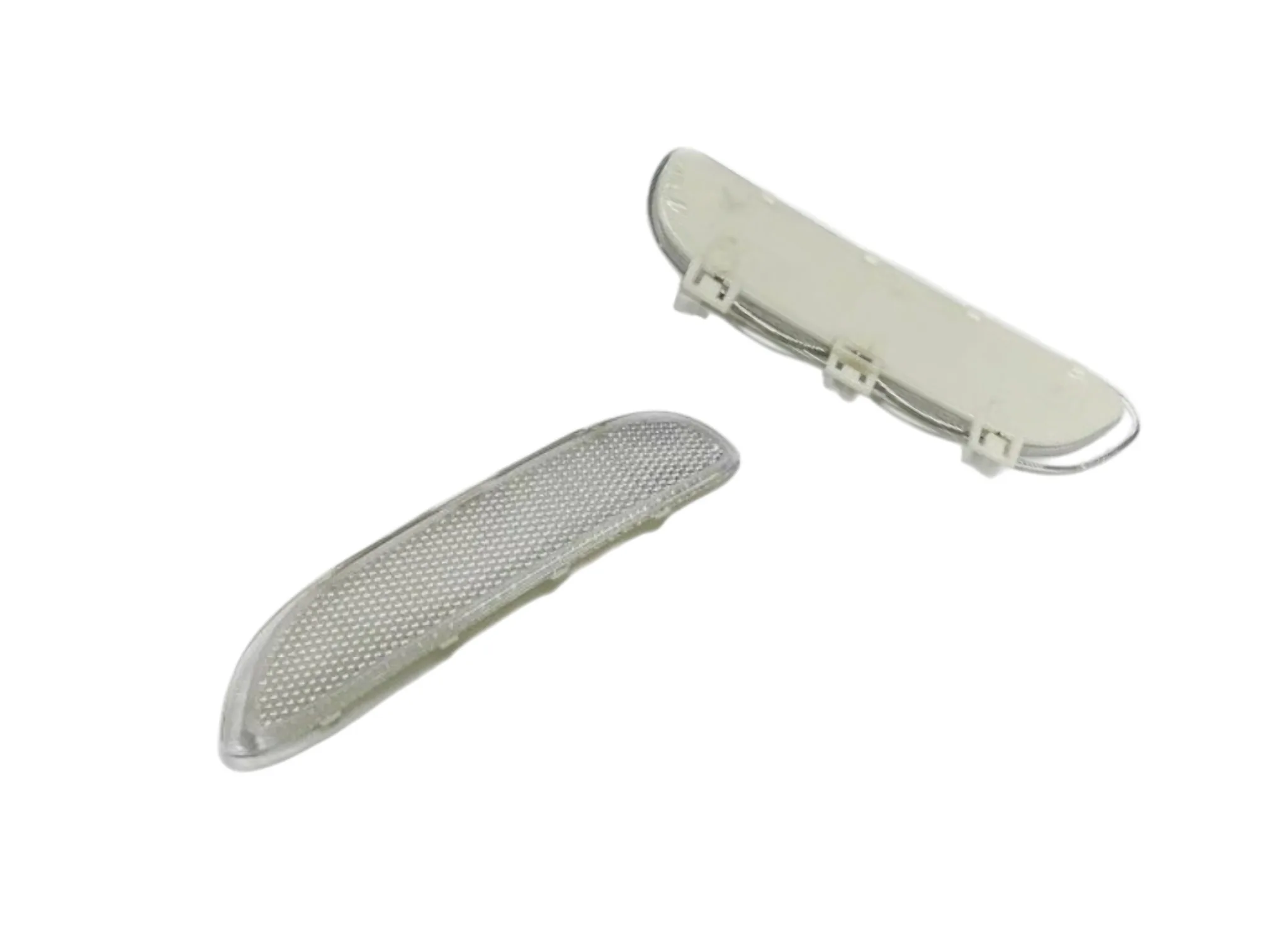 1 Pair Clear Front Bumper Side Marker Light Reflectors For BMW 3 Series E46 / M3