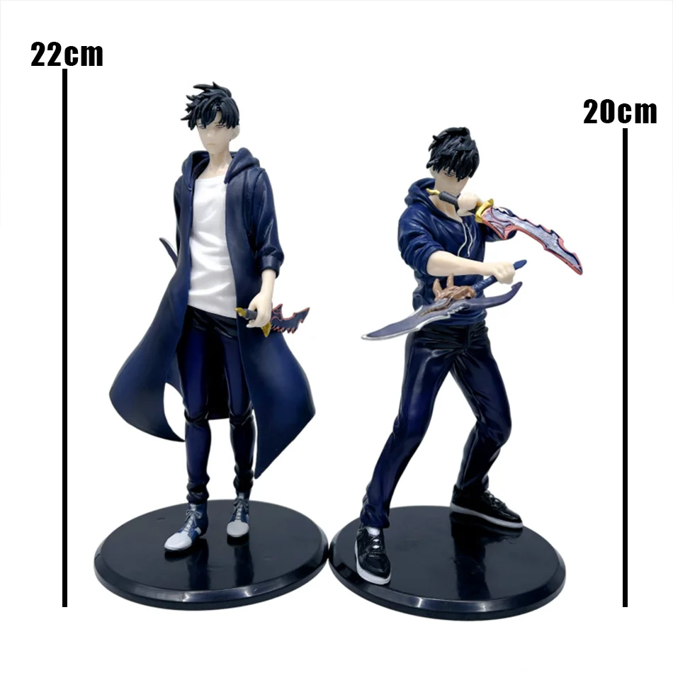 Inverno nova chegada anime figuras colecionáveis-2 peças ornamentos modelo monarca atualizado, decorações de mesa, presentes de natal