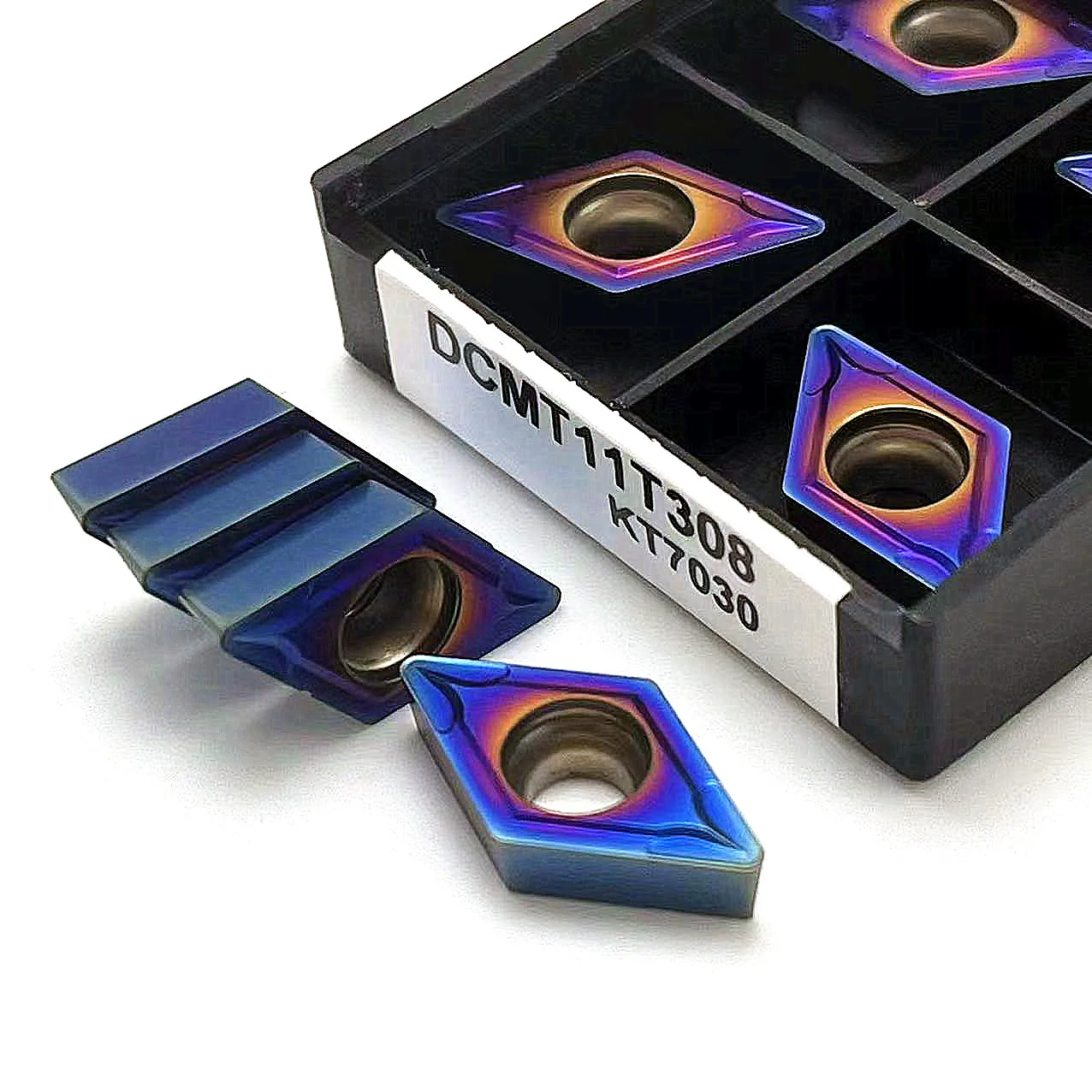 Nano blue DCMT11T304 DCMT11T308 Carbide Insert Internal turning tool CNC Cutting Tool DCMT 11T308 lathe tools turning insert