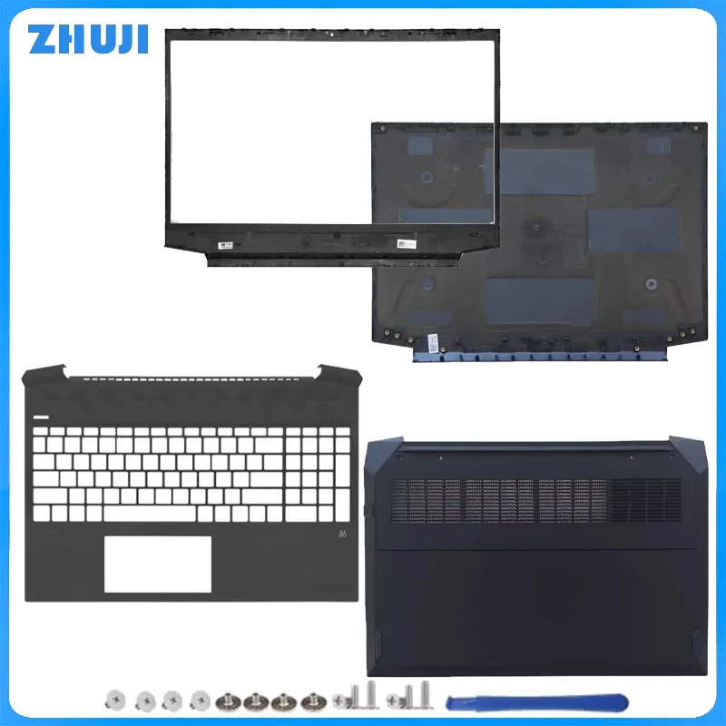 

For Pavilion Gaming 15 15-EC TPN-Q229 Replace Cover Laptop LCD Back Cover Front Bezel Palmrest Top Cover Lower Bottom Case