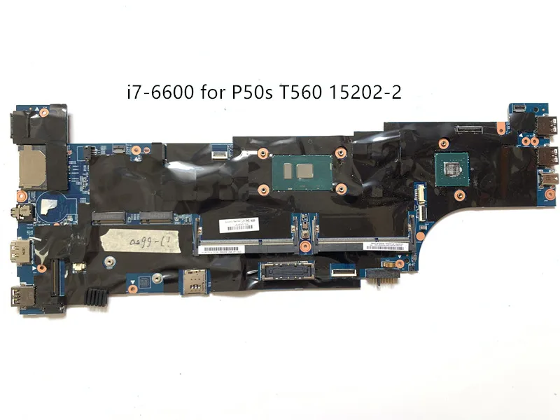 

For Lenovo ThinkPad T560 P50S Notebook Motherboard CPU i7 6600U GPU GT940M 100% test Work FRU 01AY317 01AY338 01AY316