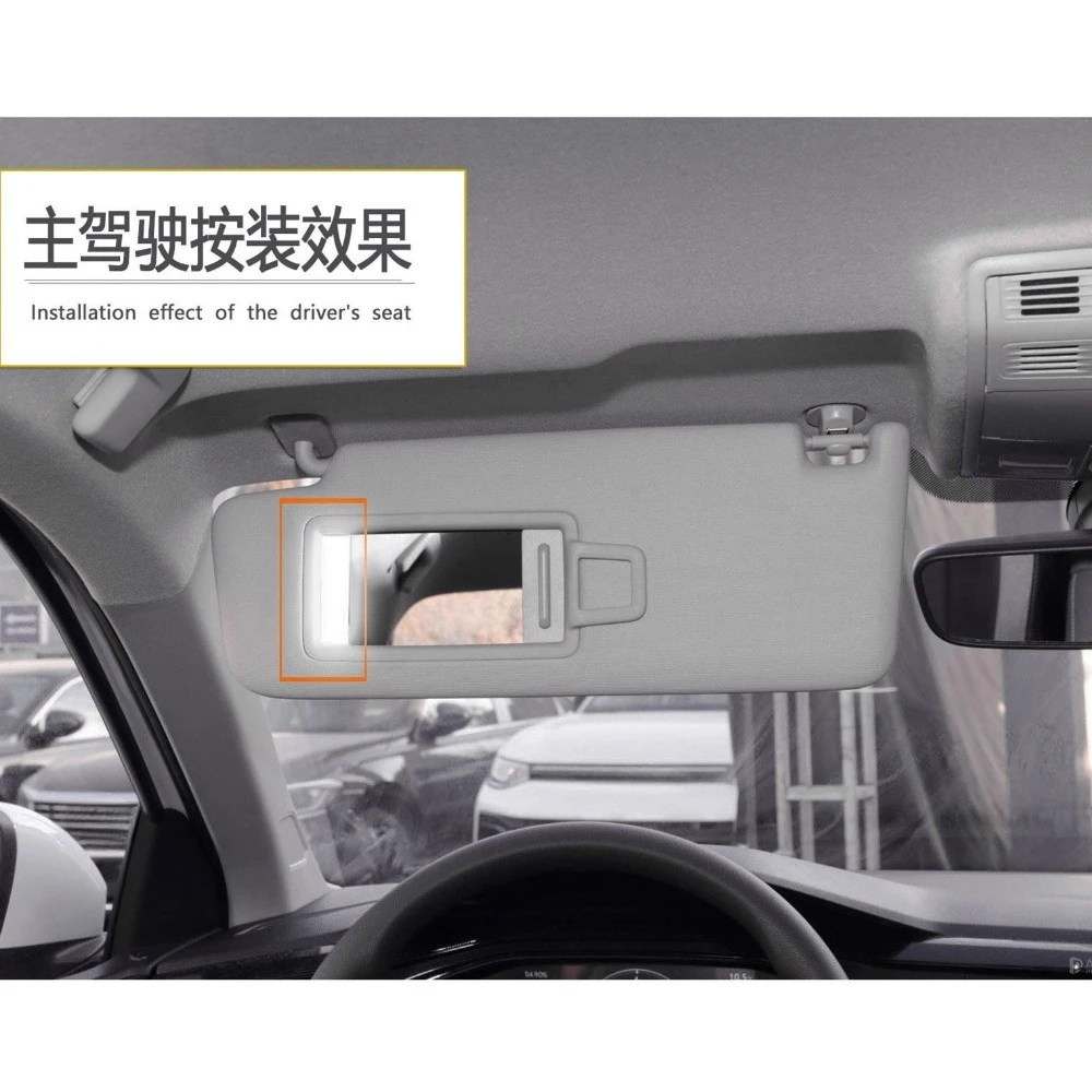Sun Visor Upgrade for Volkswagen Jetta 2013-2019 VA3 VS5 Sun Visor with LED Light Makeup Mirror