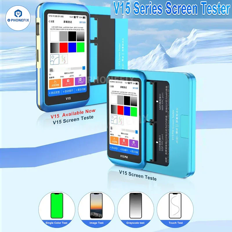 JCID V15 V15PM professional Screen Tester for iPhone Samsung Android Phone MIPI Screens LCD Screen Touch Function Testing