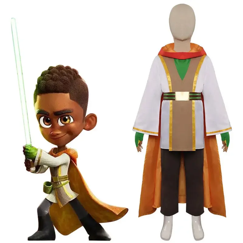 

Anime Young Jedi Adventures Cosplay Costume Suitable Kids Lys Nubs Warrior Uniform 2 Styles Halloween Christmas Children Gifts