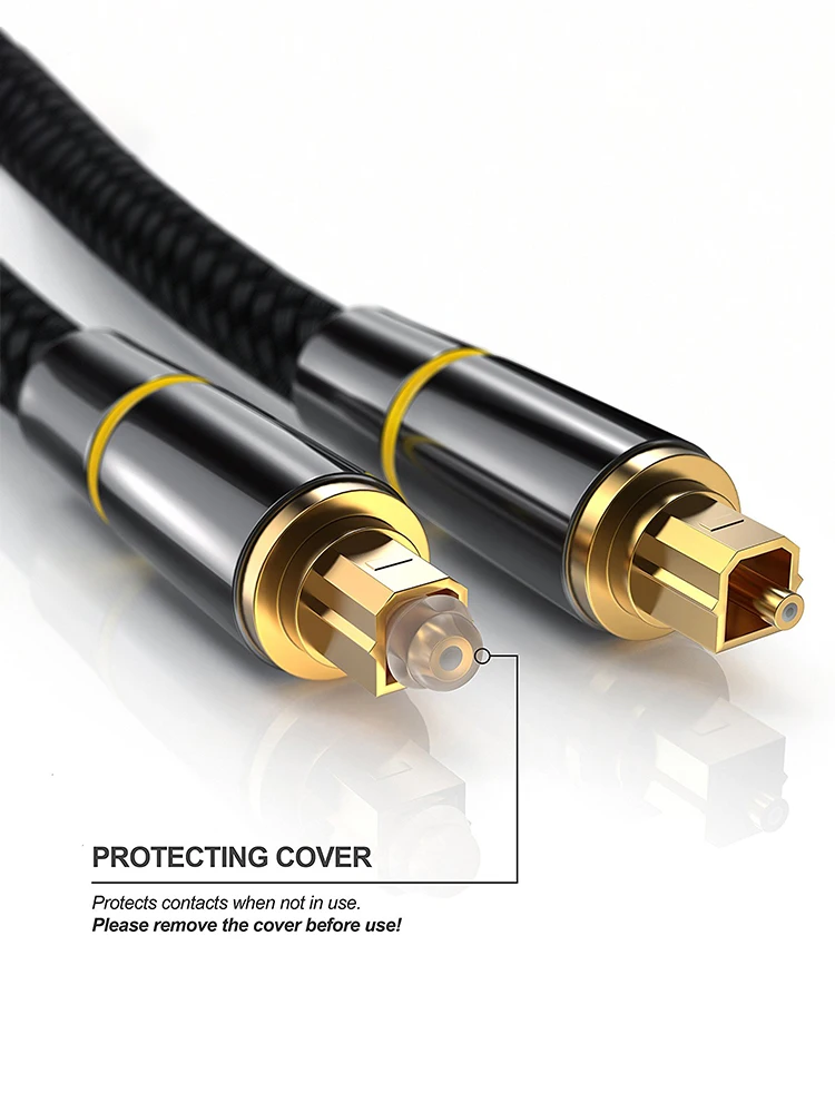 Digital Audio Optical Cable SPDIF Toslink Audio Amplifier Coaxial Cables HiFi Speaker Wire Home Theater Soundbar Fiber Cable