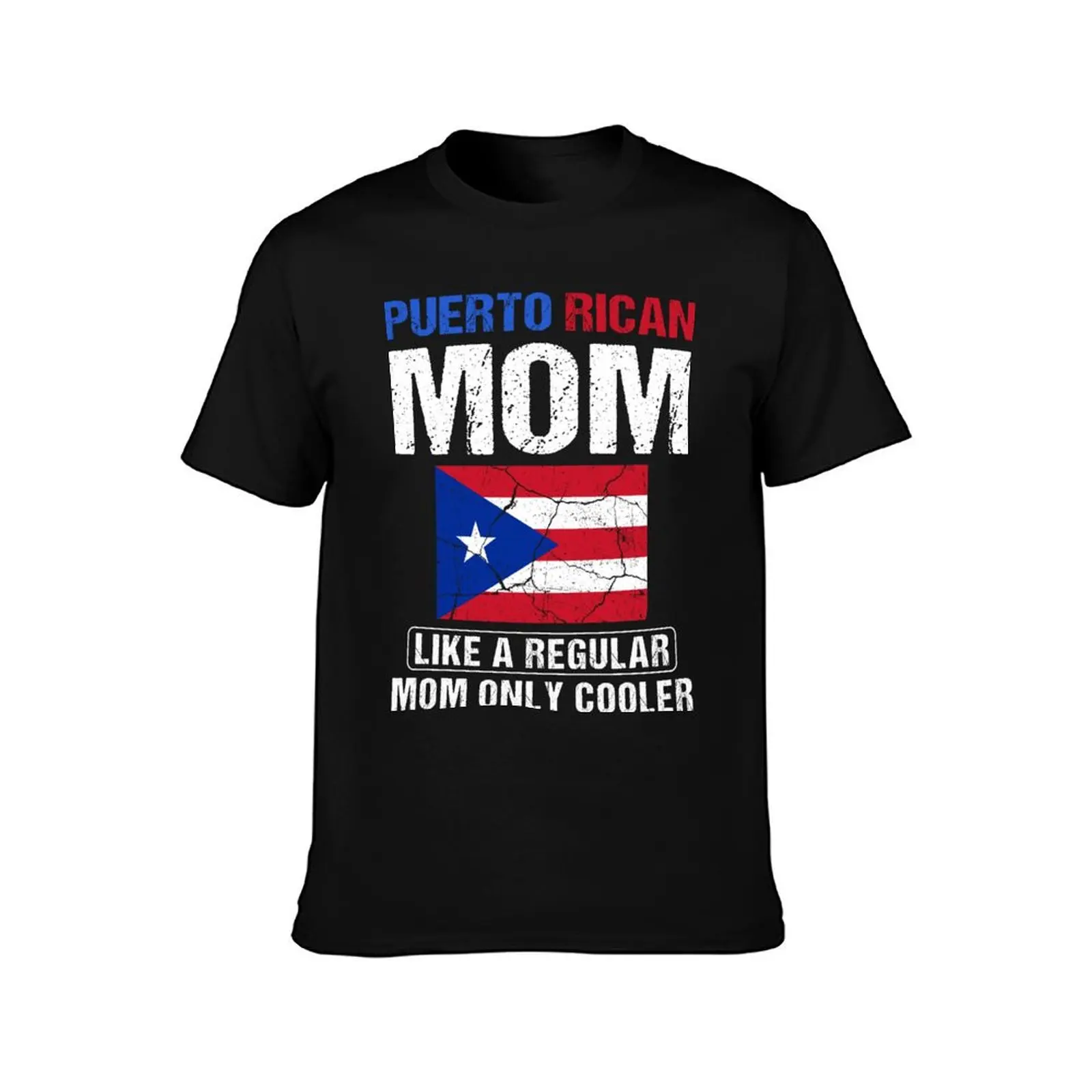 Puerto Rican Mom Like A Regular Mom Only Cooler Puerto Rico Mom T-Shirt Quick Dry Sports Short Sleeve Tee T-Shirt