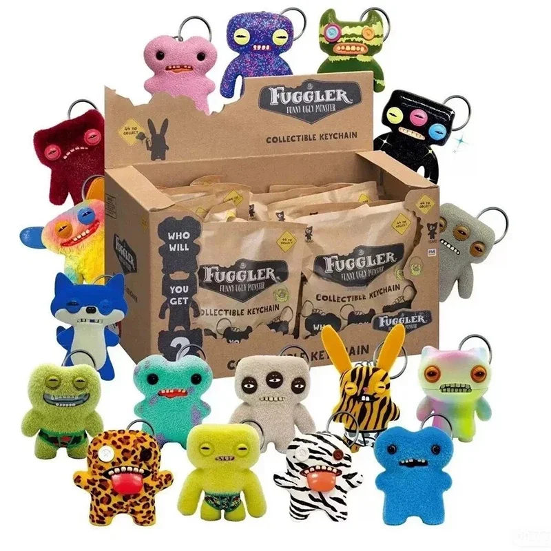 오리지널 Fuggler 피규어 장난감 블라인드 박스 재미 있은 추악한 치아 괴물 Fugglers 액션 입상 Collectible Model Dolls Gift Kids