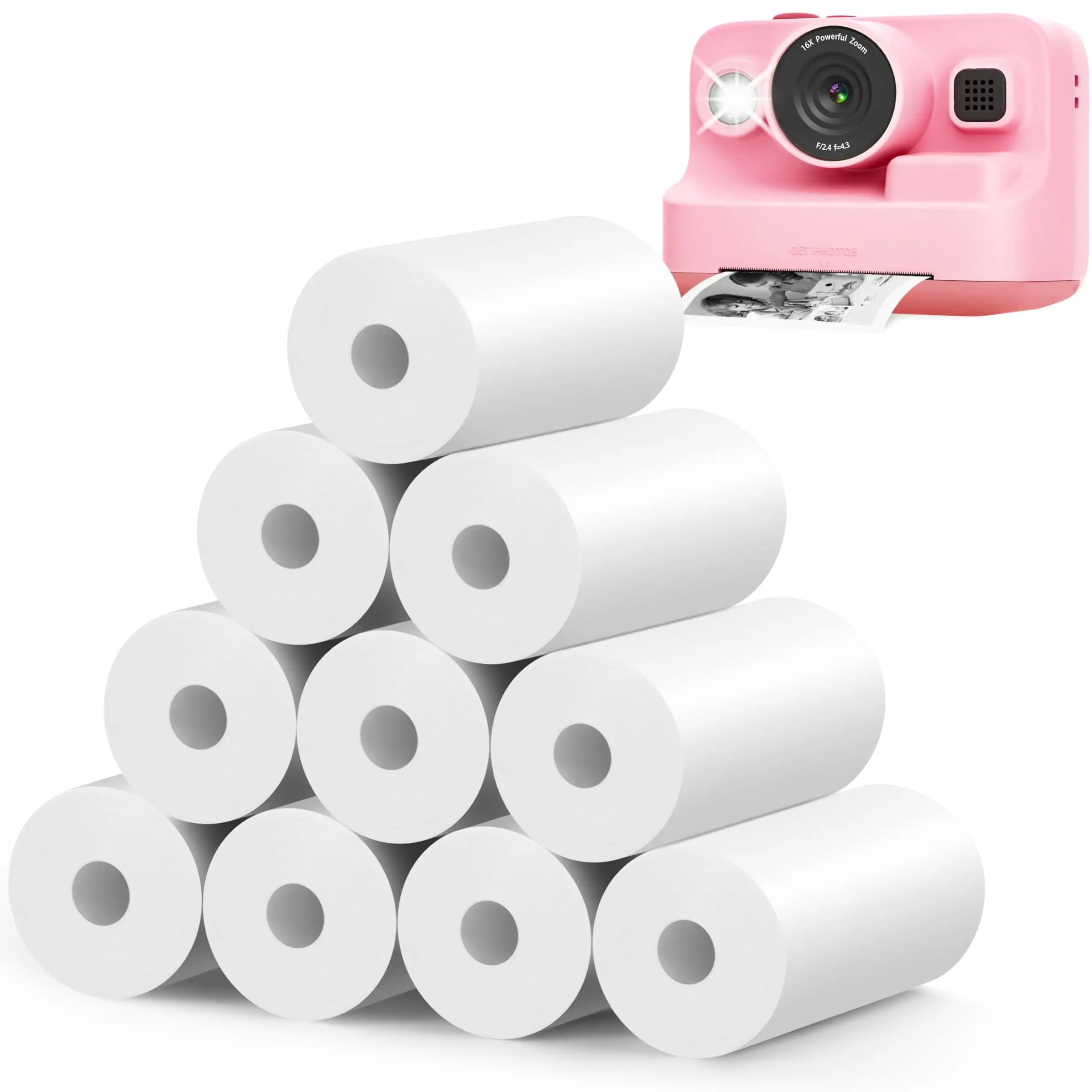 Mini Thermal Paper HD Printing Label Sticker 57x25MM Applicable For Kids Instant Print Cameras For Photo Journal Notes Kids Gift